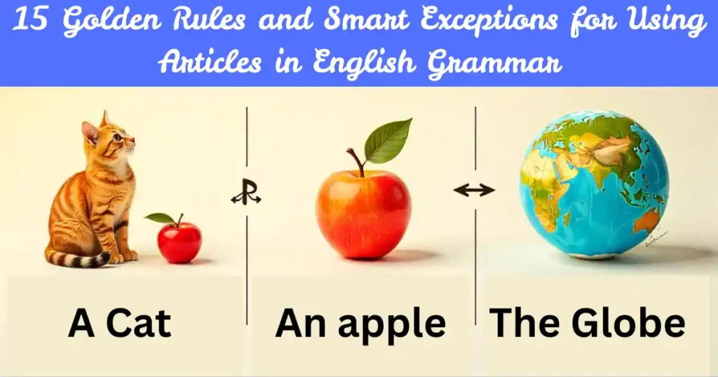 15 Golden Rules for Using Articles in English Grammar
