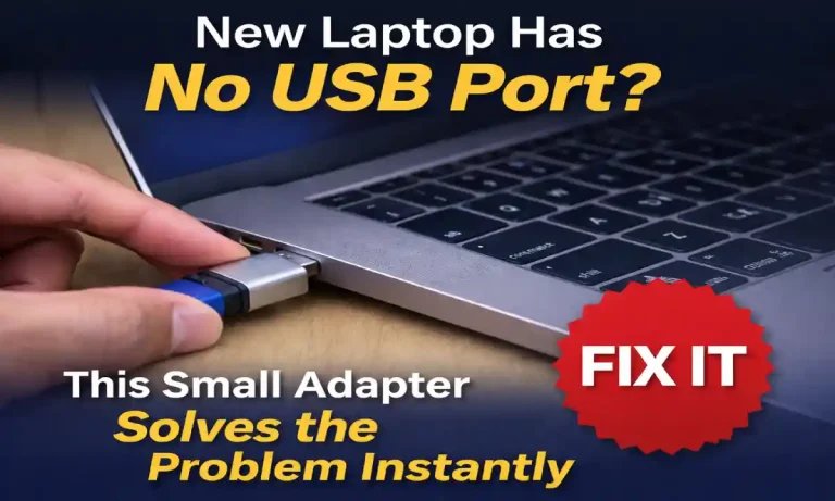 No USB Port on Your Laptop? Fix It Instantly