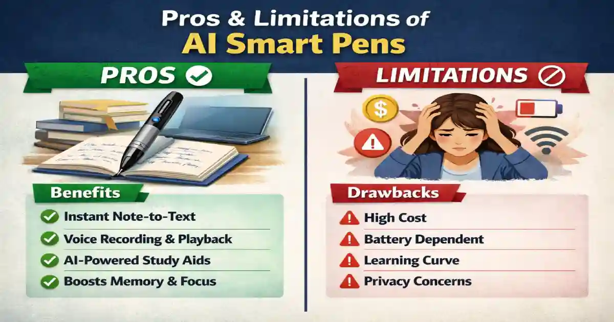 pros & limitations of AI pen